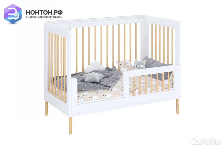 Кроватка детская Polini kids Simple 360 белый / на