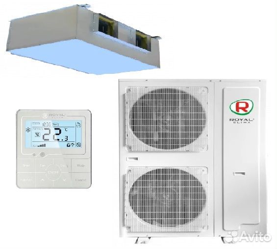 Высоконапорный Канальный Кондиционер Royal Clima