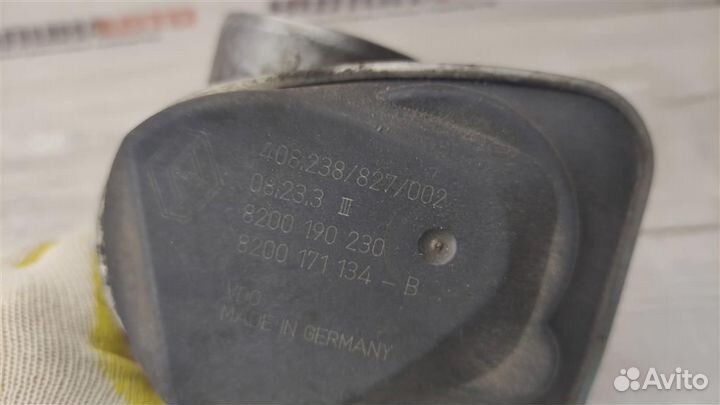 Заслонка дроссельная Рено Сценик 2 Меган2 флюенс