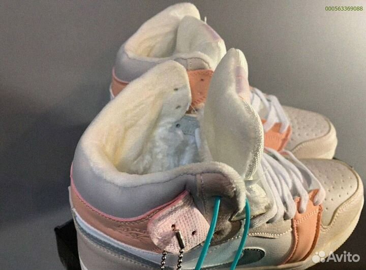 Кроссовки Nike Air Jordan тёплые (Арт.20982)