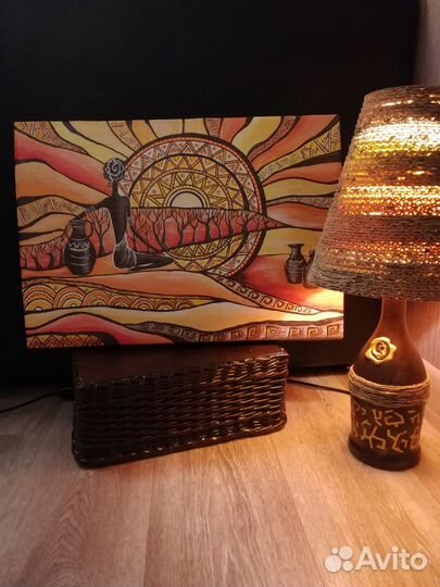 Картина в этностиле. Африка