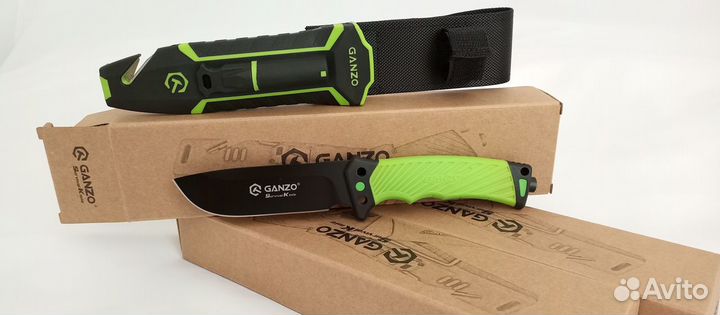 Нож Ganzo G8012V2-LG зеленый