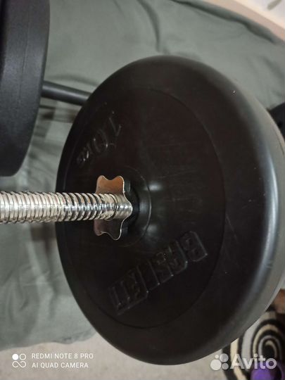 Штанга гриф блины гантеля