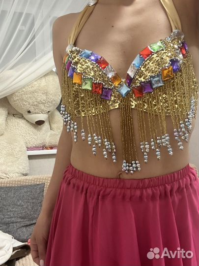 Шикарный костюм для восточных танцев взрослый