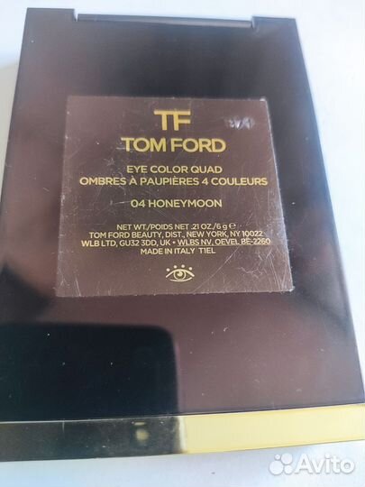 Палитра теней, тени Tom Ford, Natasha denona