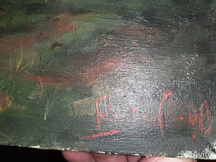 Картина маслом на холсте пейзаж