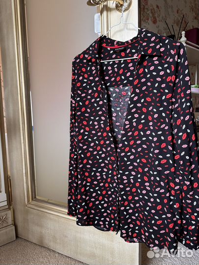 Блузка женская черная