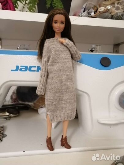 Кофточка и платье для барби