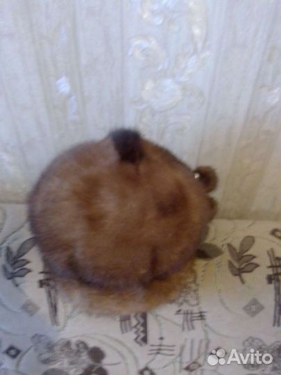 Шапка норковая в отличном состоянии