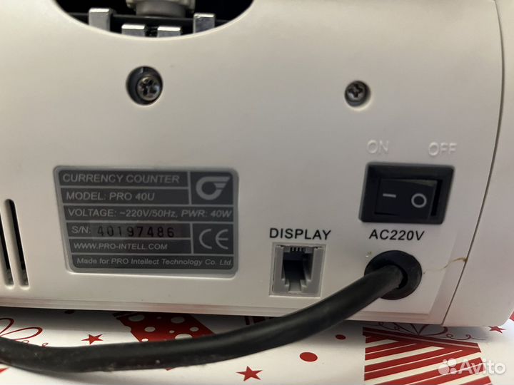 Счетчик банкнот Pro 40U