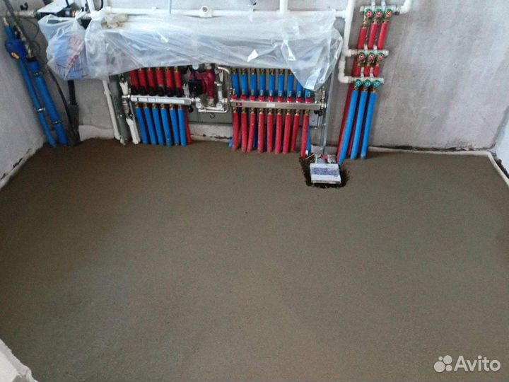 Стяжка пола полусухая Заливка