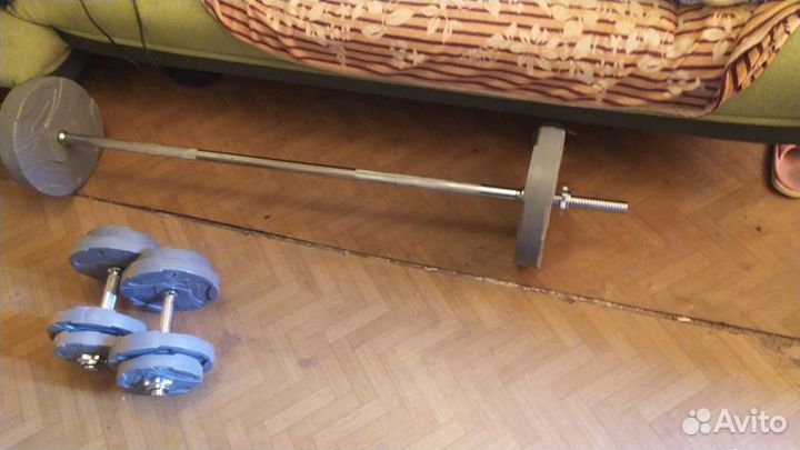 Штанга и гантели