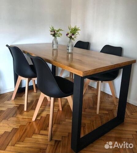 Стол из слэба loft
