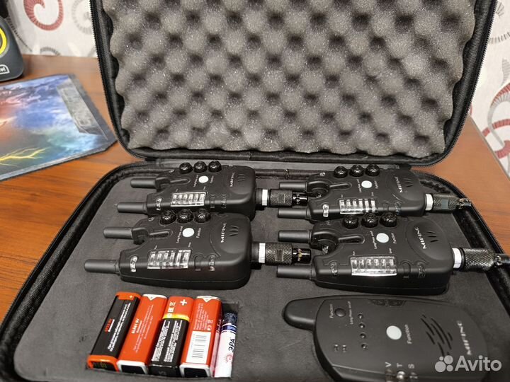 Сигнализаторы поклевки с пейджером +быстросъемы