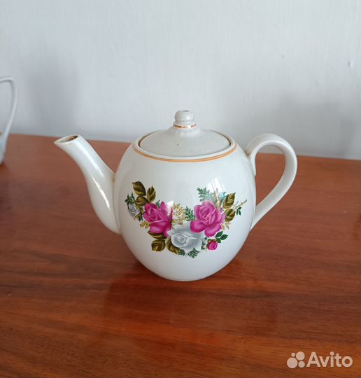 СССР Чайник чайничек заварочный советский фарфор