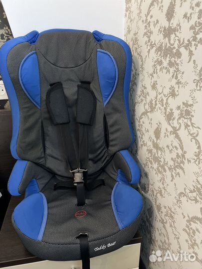 Автокресло мишутка 9-36 кг синее