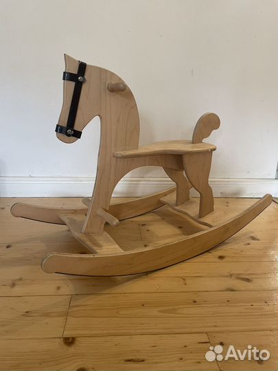Лошадка качалка деревянная