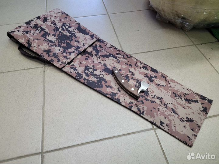 Шампуры в чехле с ножом