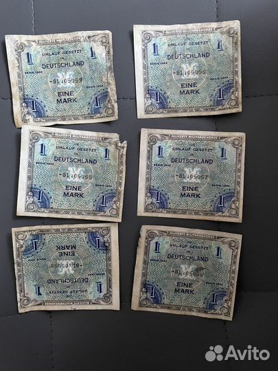 Немецкая марка 1944 года