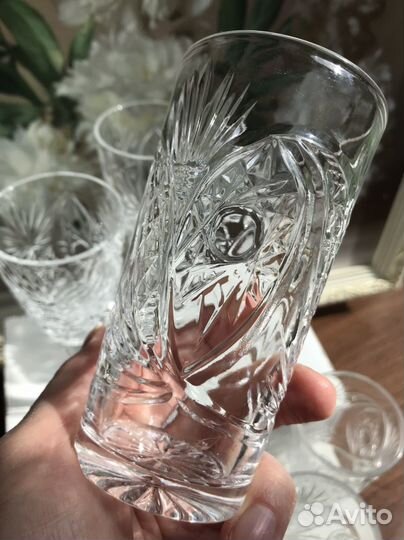 Бокалы, стаканы хрусталь СССР