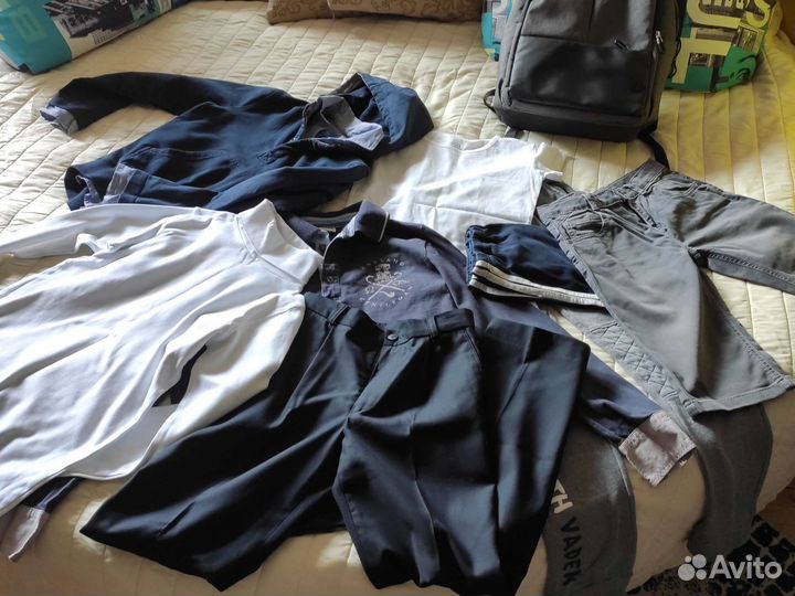 Вещи на мальчика пакетом р.140-146