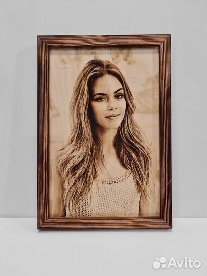 Картина на дереве пирография