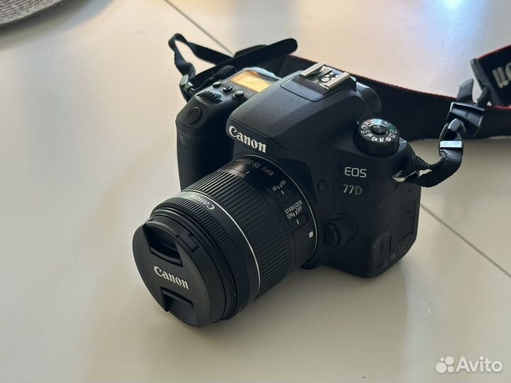 Фотоаппарат canon 77d kit 18-55 stm