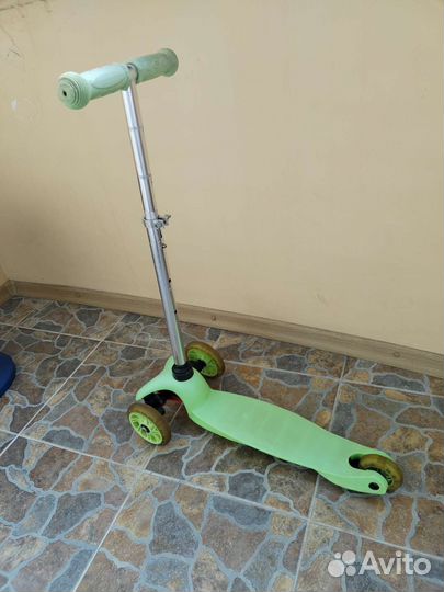 Самокат детский трехколесный бу