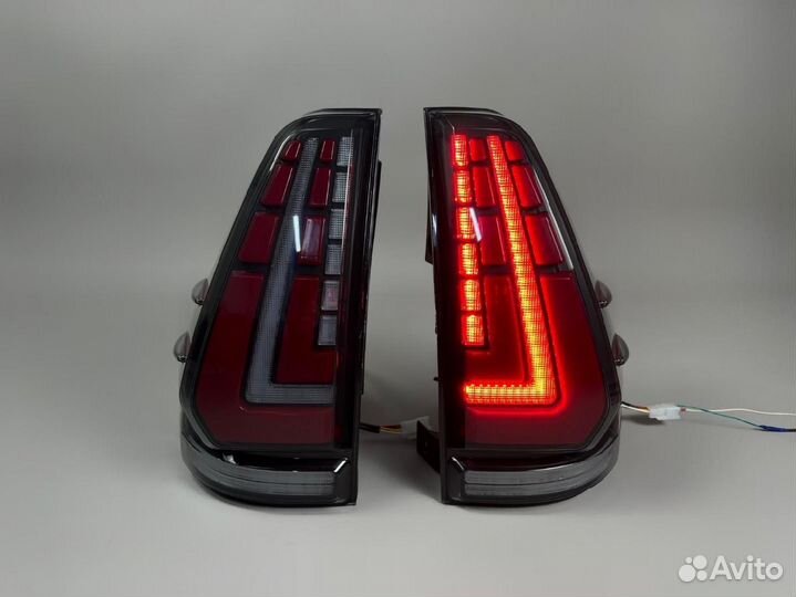 Стопы Toyota Land Cruiser Prado 120 Красные S2425