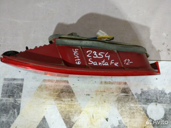 Хендай Сантафе 2012- Фонарь левый внутреный