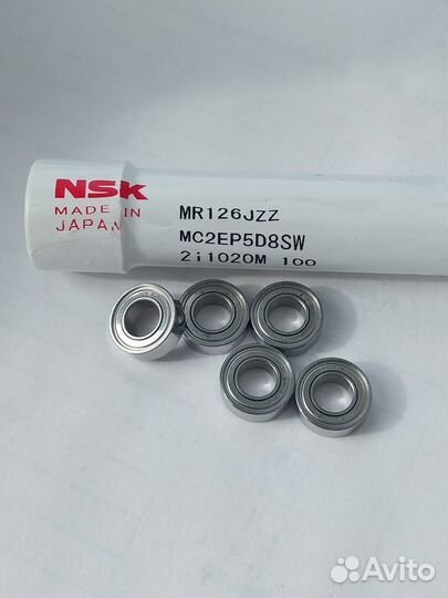 MR126ZZ подшипник NSK оригинал Япония (6*12*4)