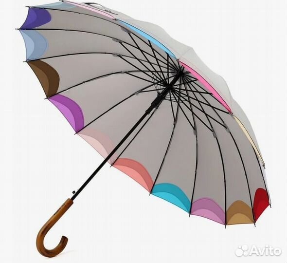 Зонт трость Три Слона L 2100 B 16 сп. полуавтомат