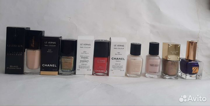 Коллекция лаков dior, chanel