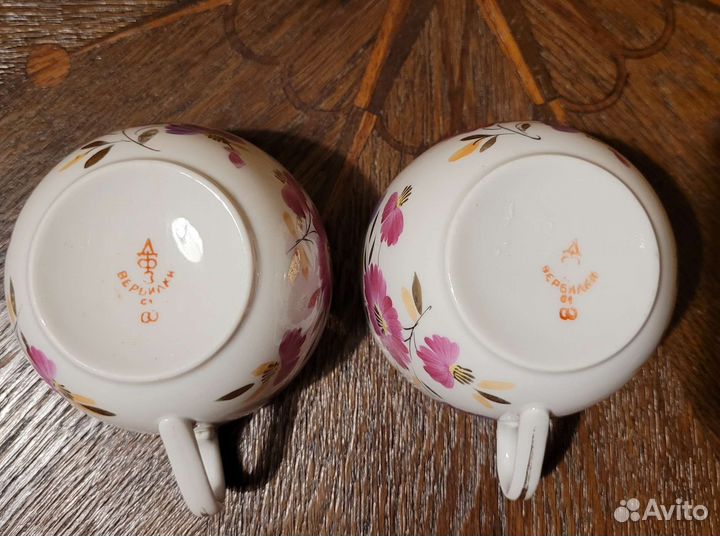 Чашки дфз Вербилки с трещинами