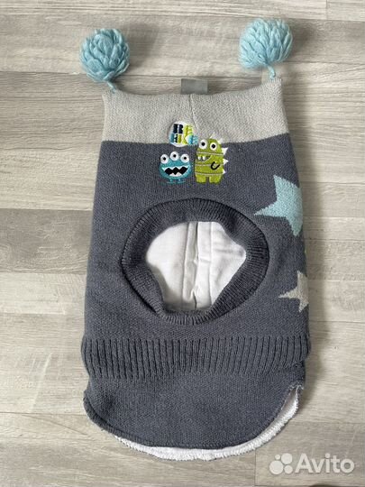 Шапка шлем зимняя 44