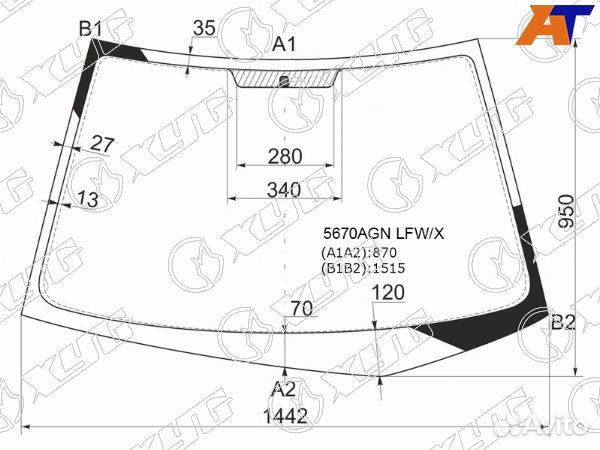Стекло лобовое mitsubishi lancer evolution