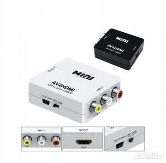 Переходник Конвертер 3RCA) hdmi Premier 5-985 W