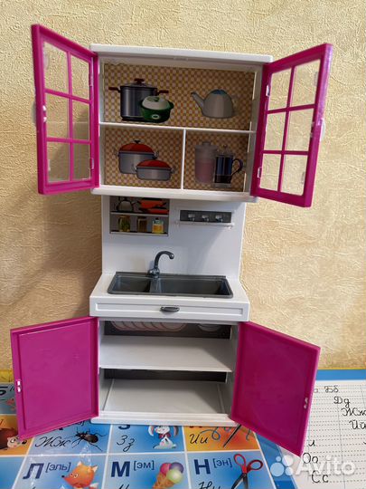 Кухня для кукол барби