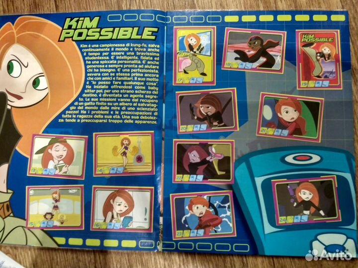 Panini Kim Possible альбом для наклеек