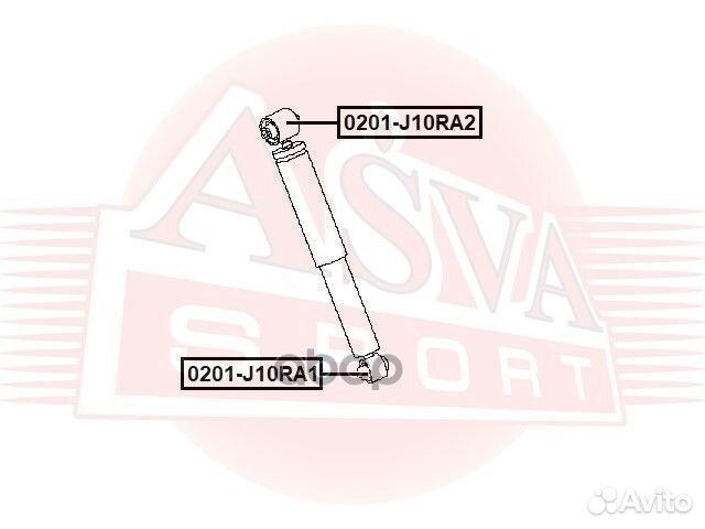 Сайлентблок 0201-J10RA2 asva