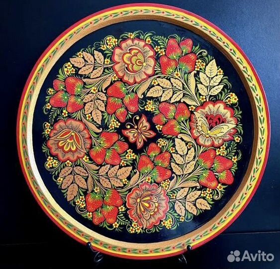 Поднос расписной