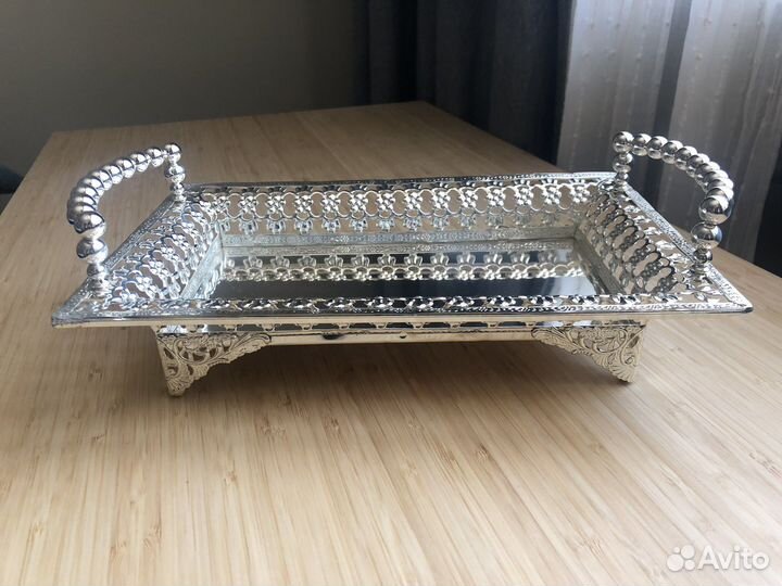 Поднос сервировочный «Серебряный жемчуг»