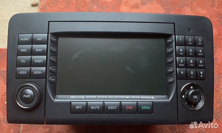 Штатное головное устройство мерседес мл350