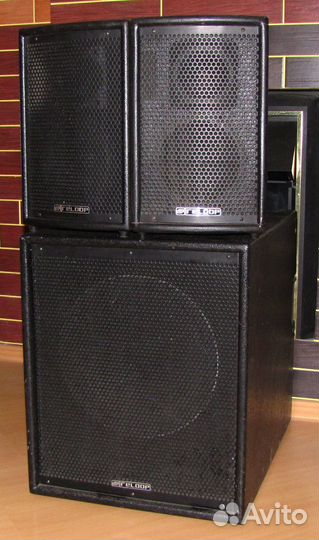 Колонки Сабвуфер активный 2800W 3шт Pro Reloop Set