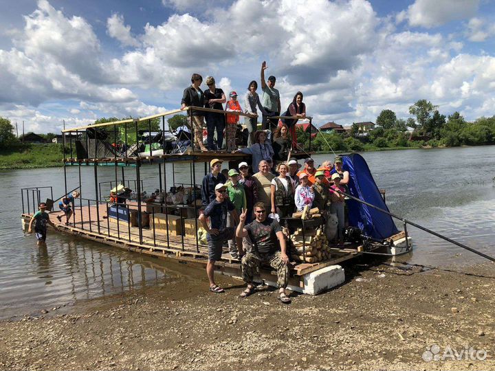 Изготовление плотов для сплава