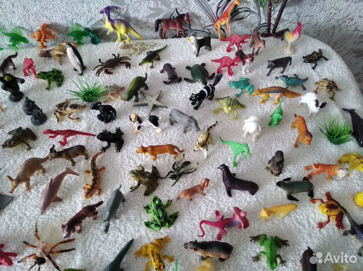 Мини фигурки животные