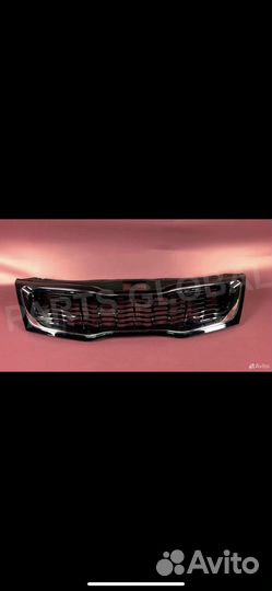 Решетка радиатора kia rio 3 черная