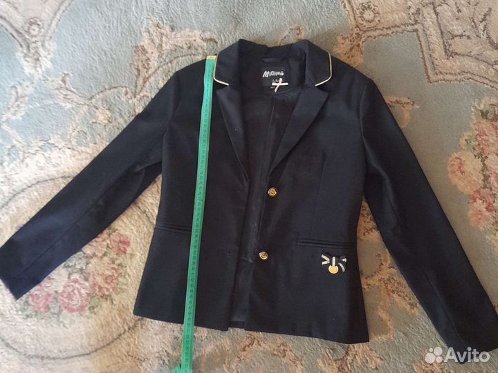Пиджак школьный для девочки 146