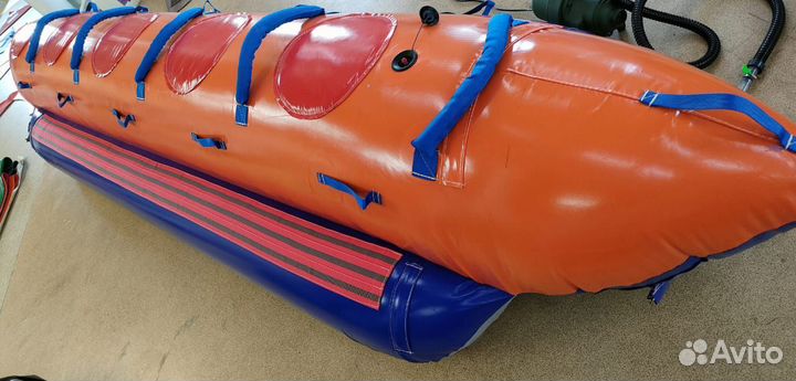 Банан надувной зимний из пвх на 5 мест