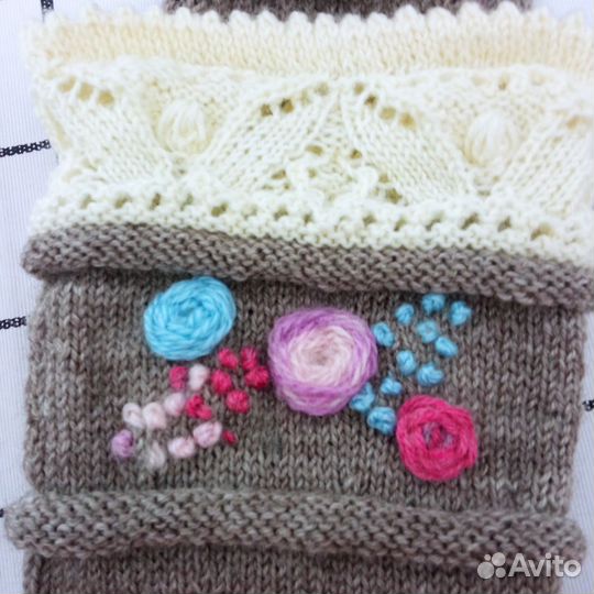 Носки вязаные ручной работы для Ангелины